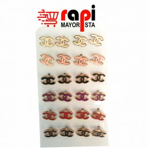 Pack x12 Pares de Aritos Modelo Doble C(h)