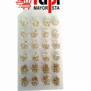 Pack x12 Pares de Aritos Modelo Manzana(h)