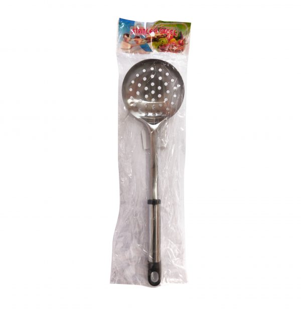 Cuchara acero perforada mango de aluminio. B161 (hl)