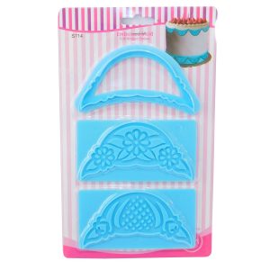 Cortantes x3 arqueados para pastel S714 (hl)