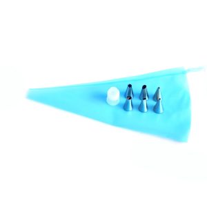 Manga de silicona con acople + 6 picos 25 cm (hl)