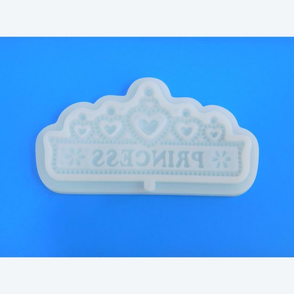 Puntilla de silicona en forma de corona princess S826 (hl)