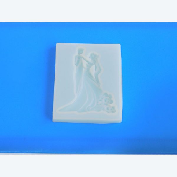 Puntilla de silicona en forma de pareja bailando S823 (hl)