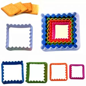 Cortantes plastico x5 en forma de cuadrado(hl)