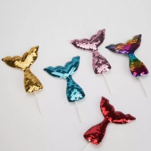 Cola de sirena Lentejuelas para torta x1 (hl)