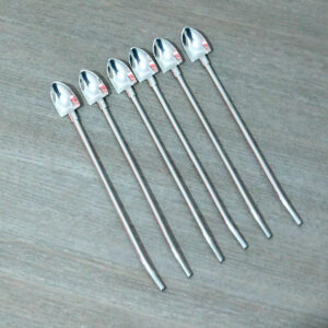 Set x6 sorbetes acero Inox Reutilizable metal (hl)