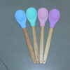 Cuchara silicona con mango madera x1 047F5 (hl) - Imagen 2