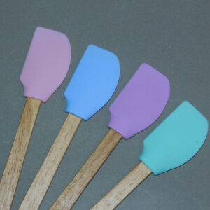Espatula silicona con mango madera x1 047E5 (hl)