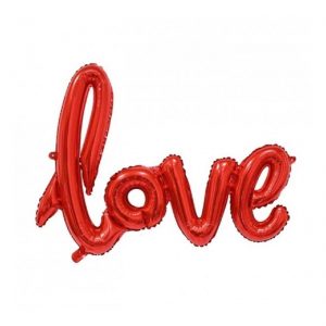 Globo modelo love (hl) rojo