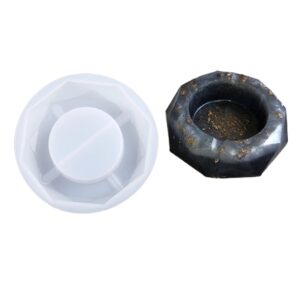Molde para resina modelo cenicero (hl) 009D10 pequeño