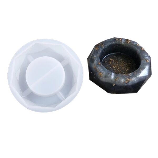 Molde para resina modelo cenicero (hl) 005C6 grande