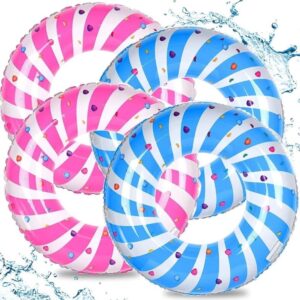 Circulo inflable rayados con pequeños diseños 034C5 (HL)
