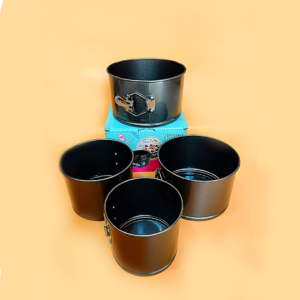 Set x 4 moldes de teflón para torta altos