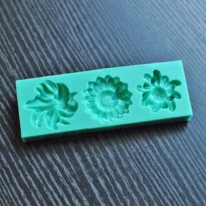 Puntilla de silicona modelo flores diferentes x 3 G35-39Z5(HL)