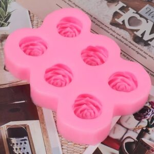 Puntilla de silicona modelo rositas x 6 G35-39E7 (HL)