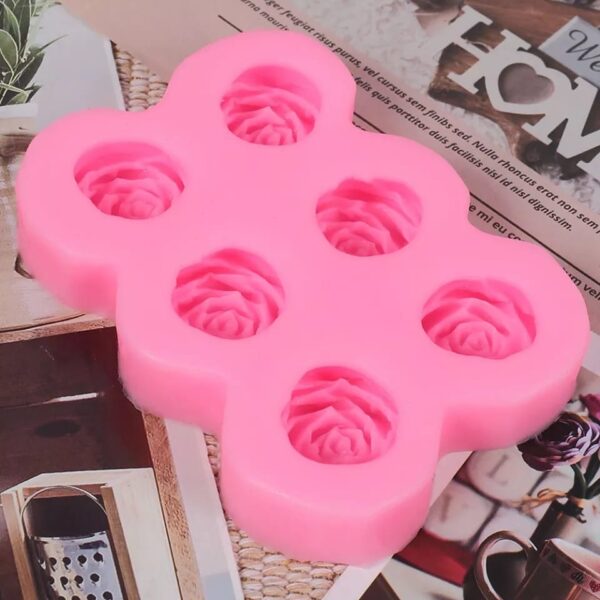 Puntilla de silicona modelo rositas x 6 G35-39E7 (HL)