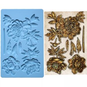 Puntilla de silicona rosas  G36-003M4  (HL)