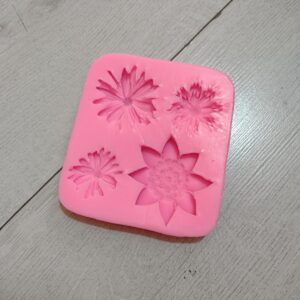 Puntilla de silicona modelo flores G35-39D4 (HL)