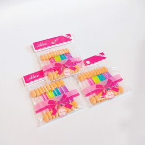 Mini brochitas para maquillaje x 1 paquetes de 10 brochitas (HL) 031A3