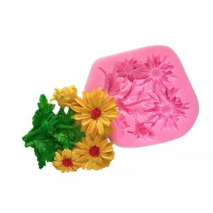 Puntilla de silicona modelo girasoles (HL) 001C5