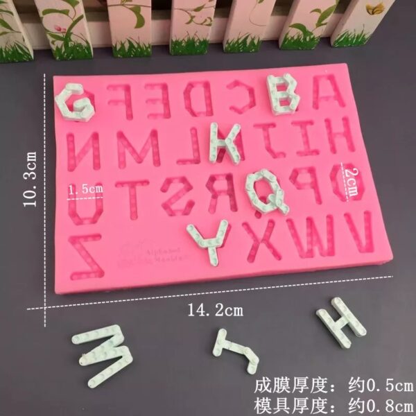 Puntilla letras con diseño circular (HL) G36-002J10