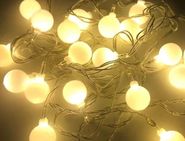 Luces Navideñas Bolitas Cálida G69-001O30