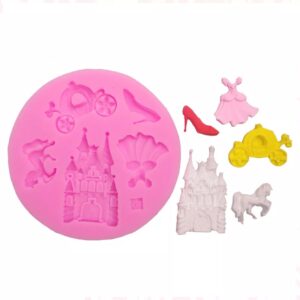 Puntilla de Silicona Castillo ,Caballo, Vestido, Zapato  G46-016S6 (hl)