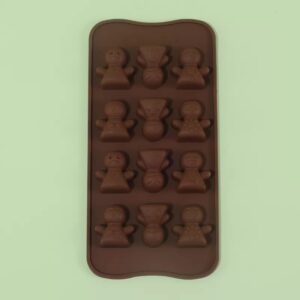 Molde de Silicona p/ Chocolate Muñeco