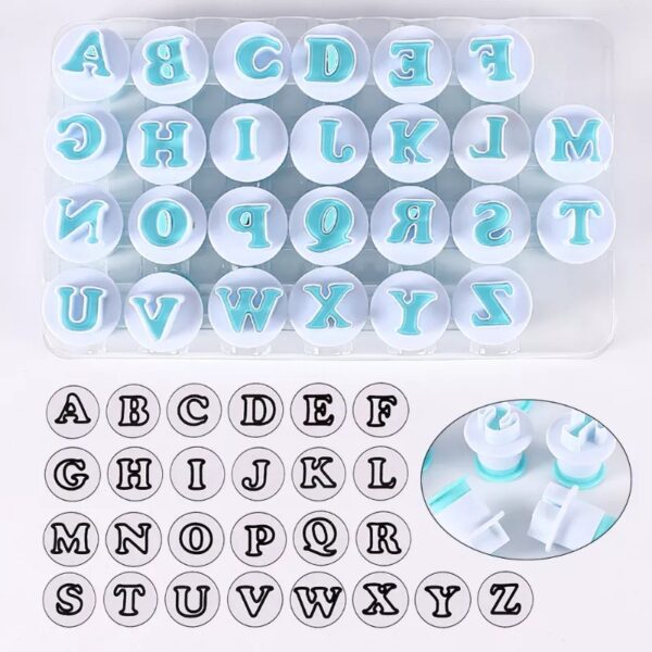 Cortantes Letras p/ Galletitas S717