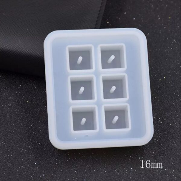 Molde de Silicona p/ Resina Cuadrado  G51-046B10