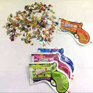 Cañon de confeti inflable