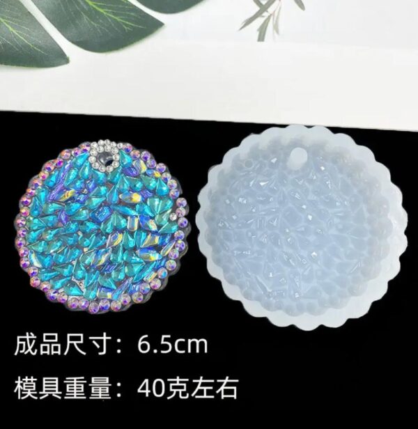 Molde de Silicona p/ Resina Circulo G57-005U7