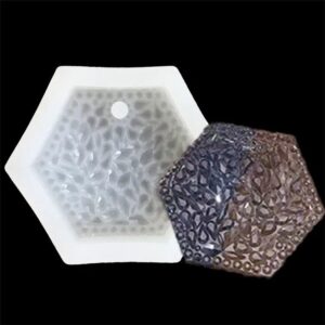Molde de Silicona p/ Resina Hexagono G57-005X7