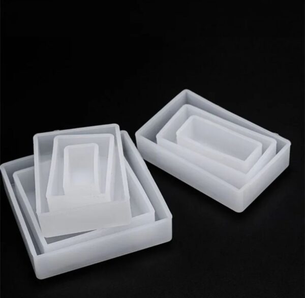 Moldes de Silicona p/ Resina Cuadrados  y Rectangulos G57-006Y5