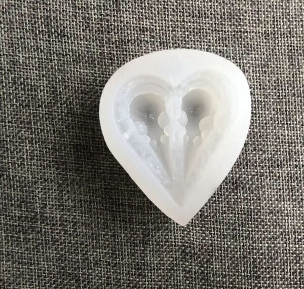 Molde de Silicona p/ Resina Corazón G57-007L5
