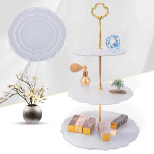 Molde de Silicona P/Resina Plato Bandeja x3 052A10