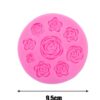 Puntilla de silicona de Rosas x9 G68-001A10 - Imagen 2