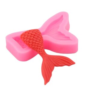 Puntilla de silicona  Cola de Sirena Grande G68-040D10
