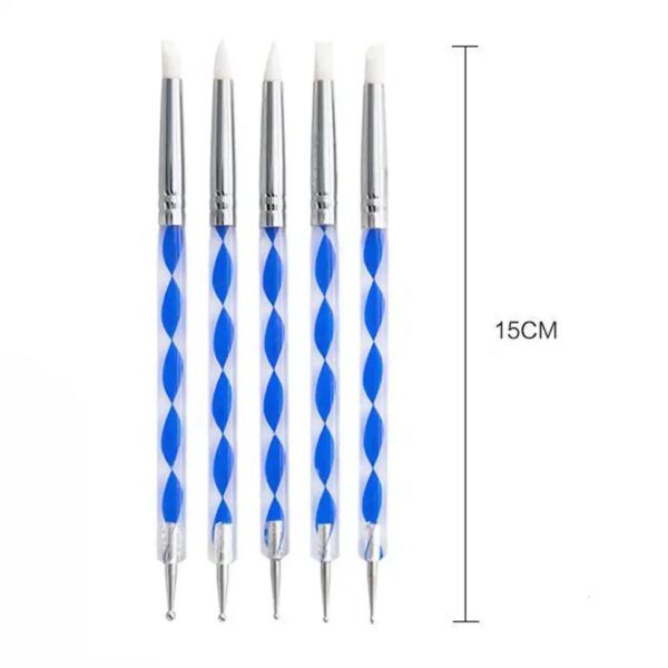Kit x5 de punteros para diseño en uñas 19B7