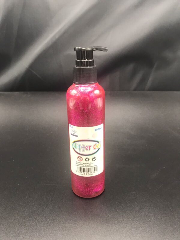 Glitter en gel fucsia 8004