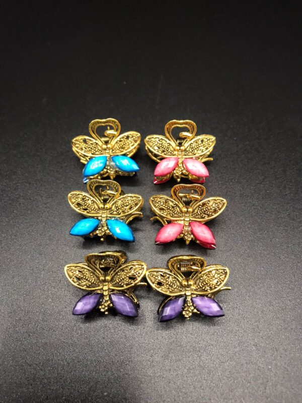 Broches en forma de mariposas pequeñas x12 G67-046A5