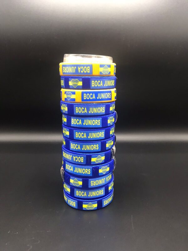 Paquete de pulseras de Boca Juniors x24u