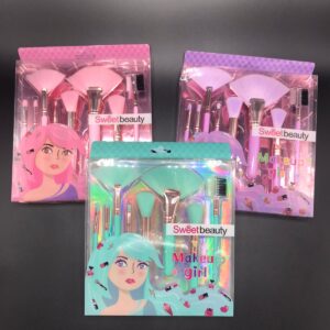 Set x7 brochas + 1 peinecito SZ-1045