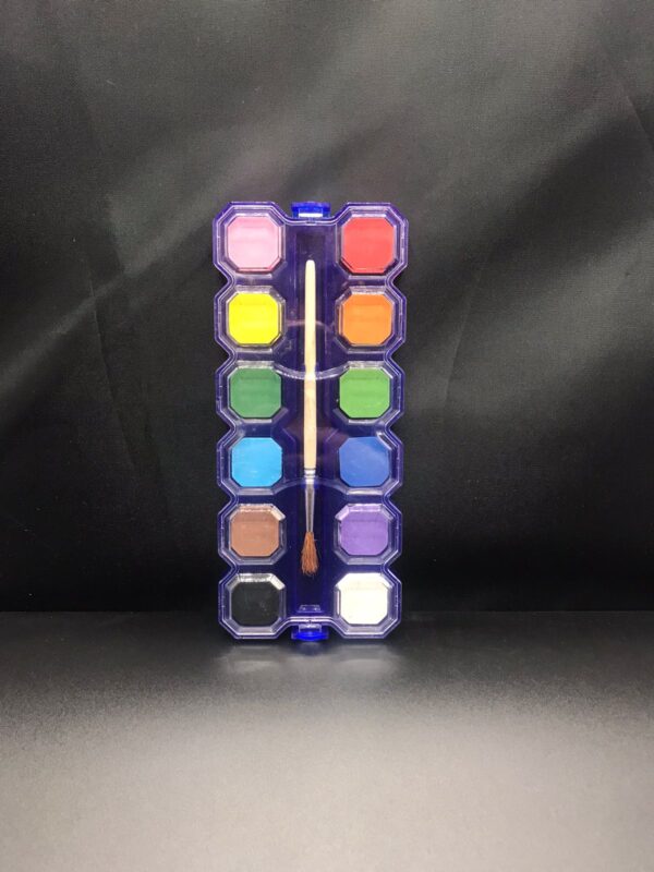 Aquarelas x12 colores + pincel V.03.16