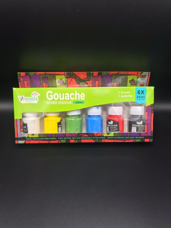 Set de pinturas acrilicas + pincel V.03.41
