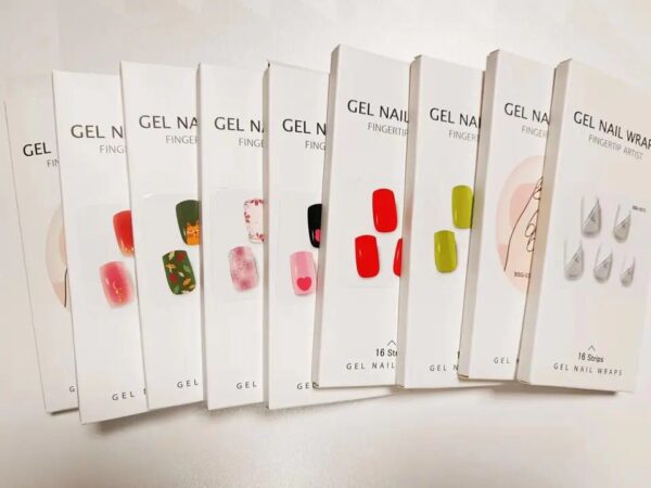 Sticker para uñas en gel 20 piezas x1