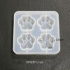 Molde para resina en forma de huellas pequeñas x4 G83-003L7 - Imagen 2