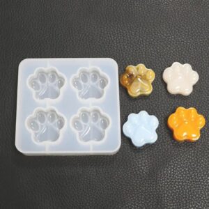 Molde para resina en forma de huellas pequeñas x4 G83-003L7