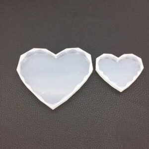 Molde para resina corazones diamante x2 G83-003Z7