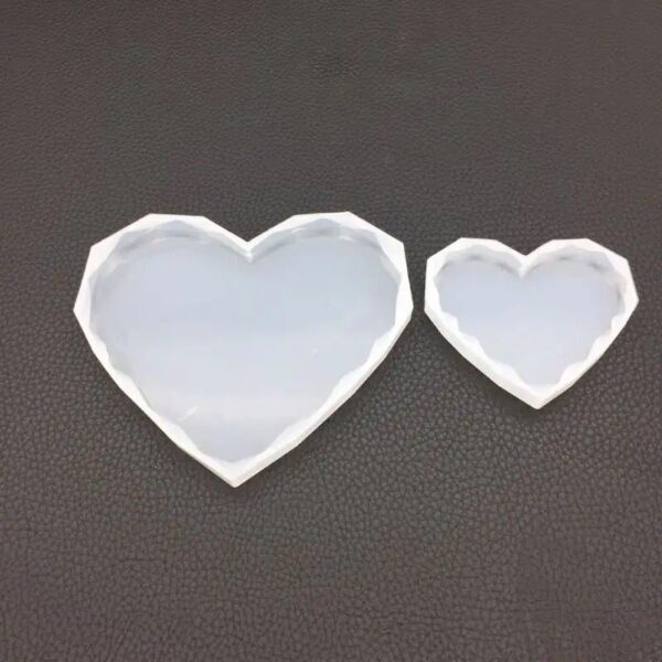 Molde para resina corazones diamante x2 G83-003Z7